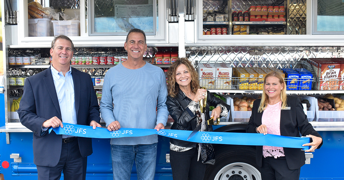 JFS Mobile Pantry ribbon cutting
